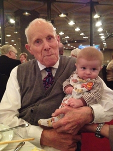 Lyndon Twiss and Matthew Cantelon - oldest and youngest observers at synod